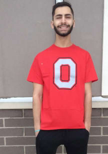Nike Ohio State Buckeyes Red Cotton Short Sleeve T Shirt