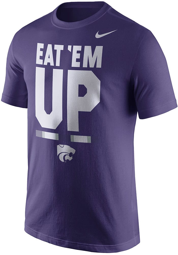 Nike K-State Wildcats Purple Local Verbiage Short Sleeve T Shirt
