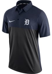 Nike Detroit Tigers Mens Navy Blue AC Elite Short Sleeve Polo