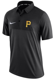 Nike Pittsburgh Pirates Mens Black AC Elite Short Sleeve Polo