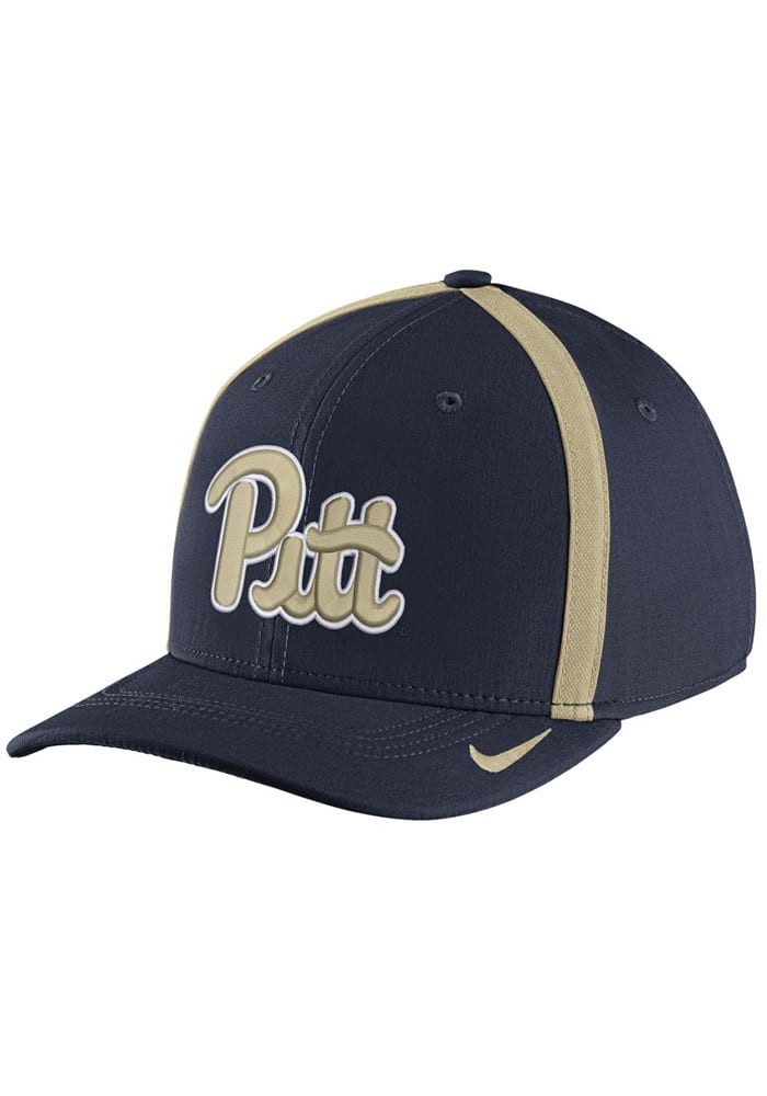 Nike Pitt Panthers Mens Navy Blue 2017 SIDELINE Flex Hat
