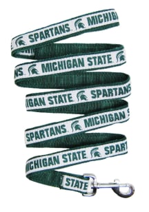 Green Michigan State Spartans Team Logo Pet Leash