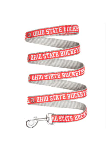 Red Ohio State Buckeyes Team Logo Pet Leash