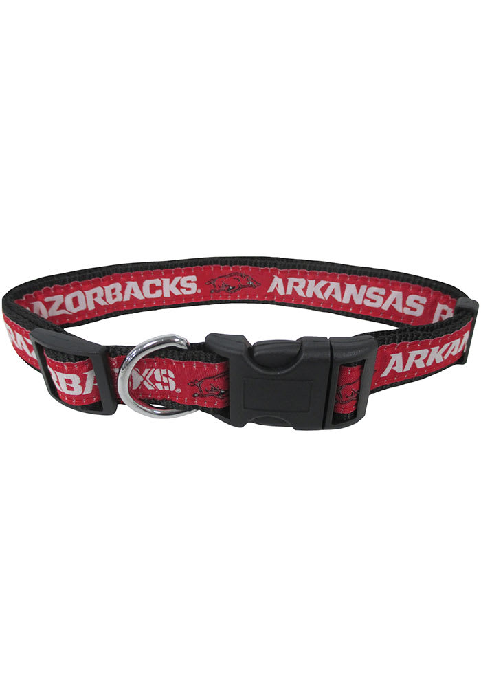 Arkansas Razorbacks Adjustable Pet Collar
