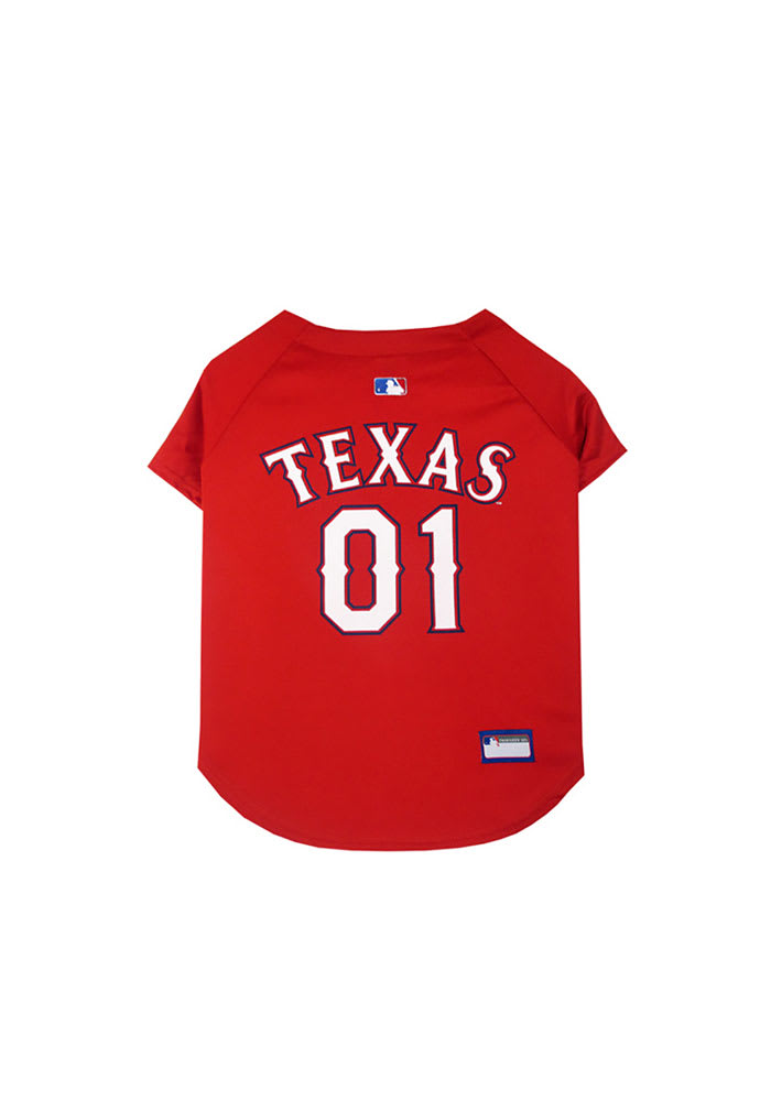 Pets First Texas Rangers Dog Jersey - Large