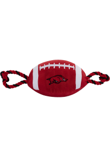 Arkansas Razorbacks Nylon Football Pet Toy