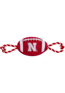 Nebraska Cornhuskers Nylon Football Pet Toy