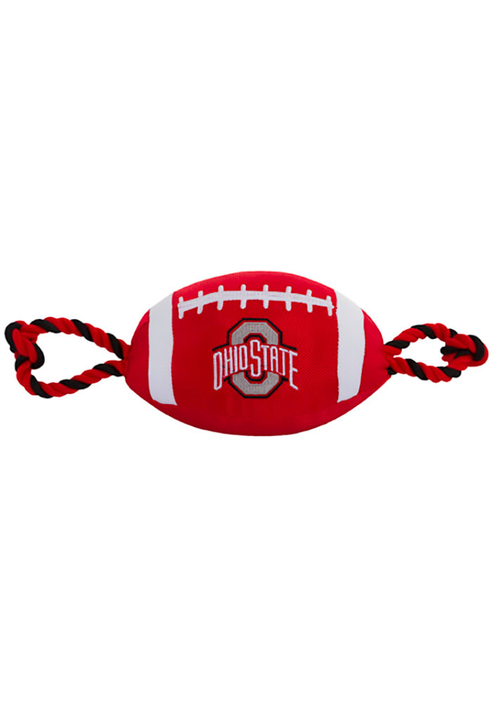 Ohio State Buckeyes Nylon Football Pet Toy