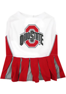 Red Ohio State Buckeyes Team Logo Cheerleader Outfit