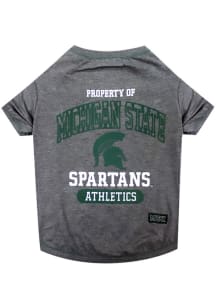 Michigan State Spartans Team Logo Pet T-Shirt