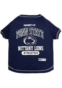Navy Blue Penn State Nittany Lions Team Logo Pet T-Shirt