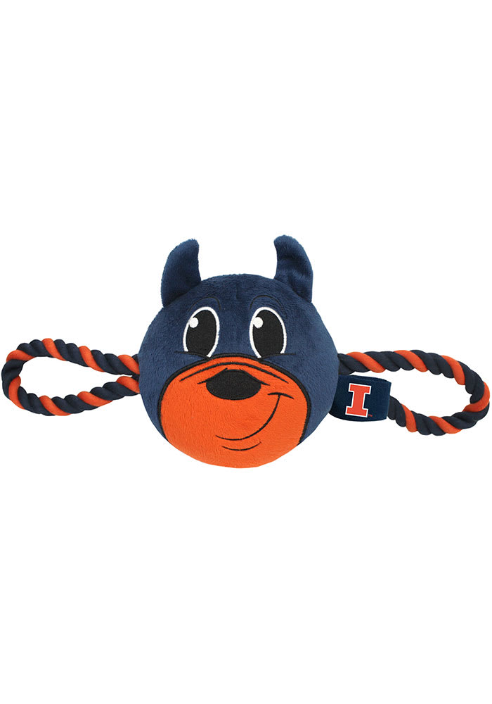 Illinois Fighting Illini Mascot Rope Pet Toy