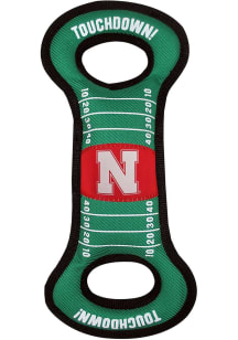 Green Nebraska Cornhuskers Field Tug Pet Toy