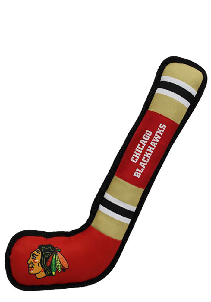 Chicago Blackhawks Hockey Stick Pet Toy