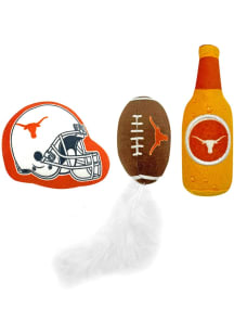 Texas Longhorns 3pc Cat Nip Pet Toy