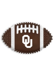 Oklahoma Sooners Hard Nylon Football Pet Toy