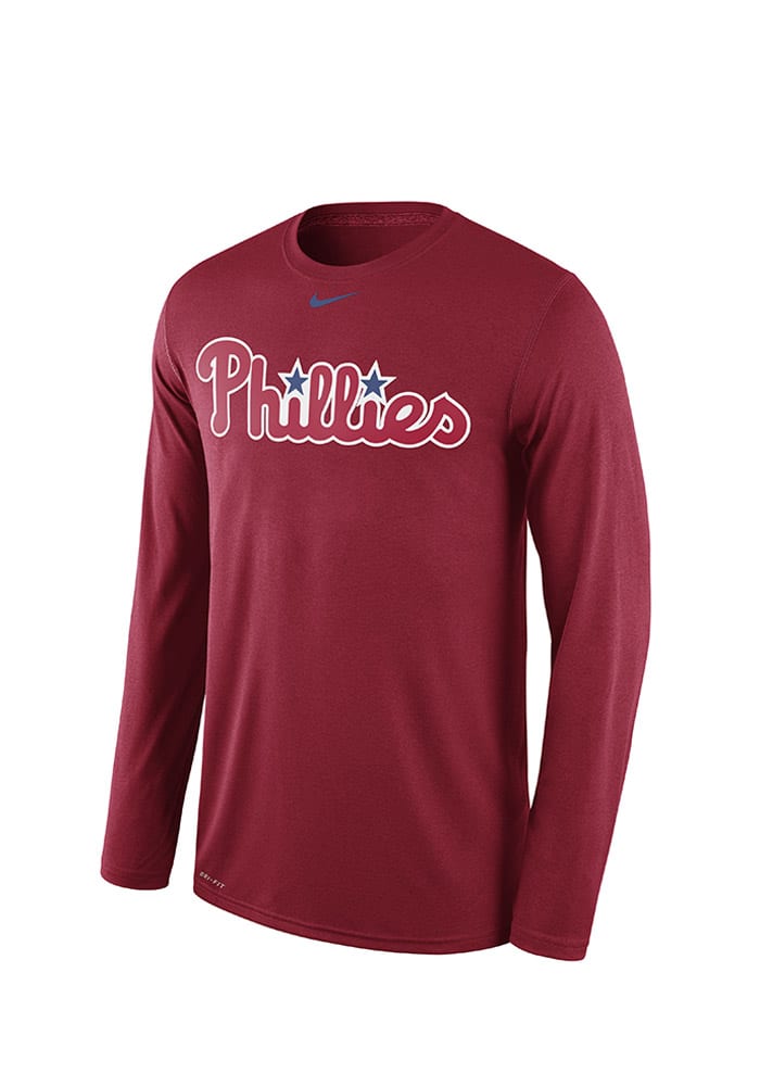 Philadelphia Phillies Nike New Legend Wordmark T-Shirt - Red