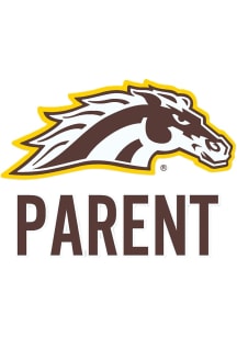 Brown Western Michigan Broncos Parent Decal