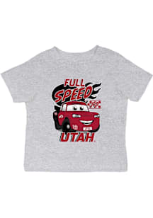 Vive La Fete Utah Utes Infant Full Speed Short Sleeve T-Shirt Grey