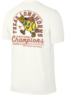 Texas Longhorns Natural National Champions Short Sleeve T Shirt