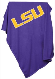 LSU Tigers Team Logo Sweatshirt Blanket