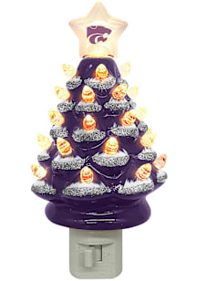 Purple K-State Wildcats Tree Night Light Decor