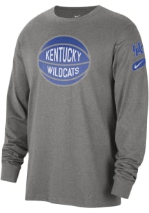 Nike Kentucky Wildcats Grey Fast Break Long Sleeve T Shirt