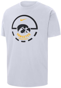 Nike Iowa Hawkeyes White Free Throw Short Sleeve T Shirt