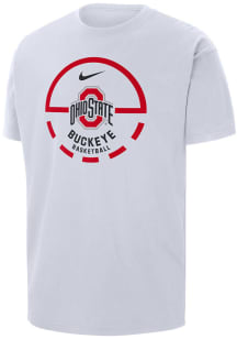 Nike Ohio State Buckeyes White Free Throw Short Sleeve T Shirt