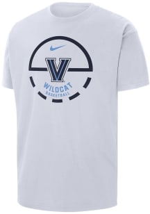 Nike Villanova Wildcats White Free Throw Short Sleeve T Shirt