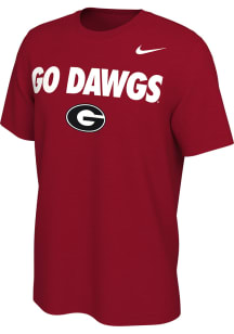 Nike Georgia Bulldogs Red Mantra Short Sleeve T Shirt