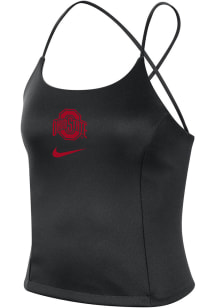 Nike Ohio State Buckeyes Womens Black Icon Clash Tank Top