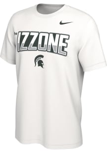 Nike Michigan State Spartans White Izzone 125th Anniversary Short Sleeve T Shirt