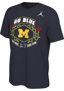 Nike Michigan Wolverines Navy Blue 2023 Mantra CFP Bound Short Sleeve T Shirt