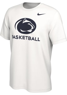Nike Penn State Nittany Lions White Basketball Tip Off Short Sleeve T Shirt
