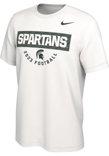 Nike Michigan State Spartans White Student Body Short Sleeve T Shirt
