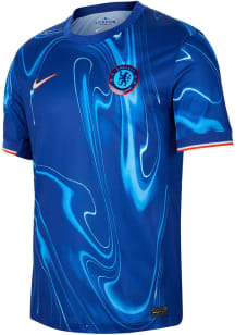 Chelsea FC Mens Nike Replica Soccer Home Jersey - Navy Blue