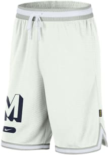 Nike Michigan Wolverines Mens White DNA Shorts