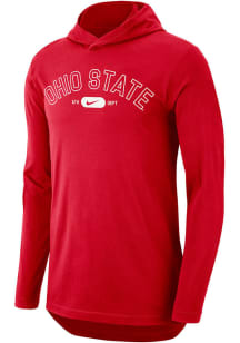 Nike Ohio State Buckeyes Mens Red Campus Fashion Hood
