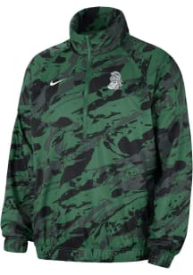 Nike Michigan State Spartans Mens Green Windrunner Light Weight Jacket
