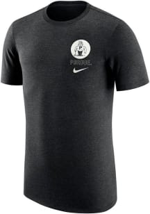 Purdue Boilermakers Black Nike Retro Short Sleeve Fashion T Shirt