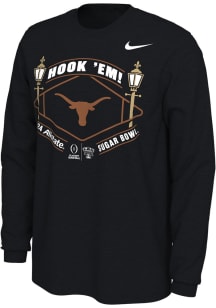 Nike Texas Longhorns Black 2023 CFP Bound Mantra Long Sleeve T Shirt