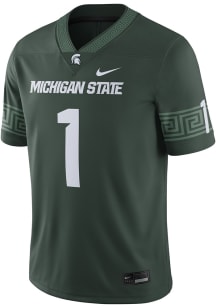 Nike Michigan State Spartans Green Home Football Jersey
