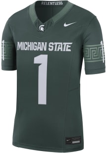 Nike Michigan State Spartans Green Limited Home Football Jersey