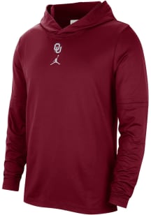 Nike Oklahoma Sooners Mens Crimson Jordan Team Issue Player Hood