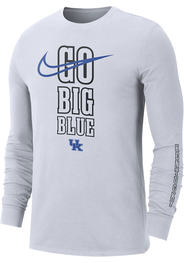 Nike Kentucky Wildcats White Back to School Tie Dye Long Sleeve Fashion T Shirt