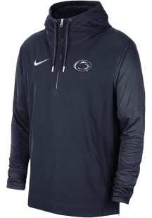 Mens Penn State Nittany Lions Navy Blue Nike Team Issue Coaches Light Weight Jacket