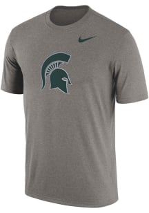 Nike Michigan State Spartans Grey Authentic Campus Athlete Short Sleeve T Shirt