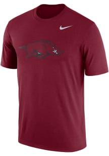 Nike Arkansas Razorbacks Crimson Rlegend Logo Short Sleeve T Shirt
