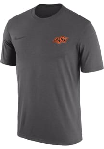 Nike Oklahoma State Cowboys Grey Rlegend Small Logo Short Sleeve T Shirt